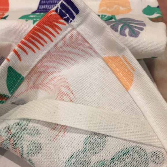 House Plant Designer Kitchen Tea Towel NWT Paper Source Cotton 20”x28” - Picture 11 of 12